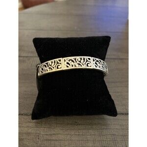 Argento Silver Tone Metal Stretch Bracelet NWT